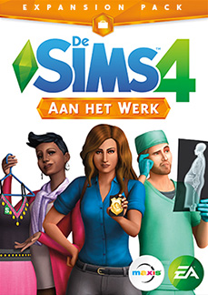 Box uitbreidingspakket Sims 4 Aan het Werk