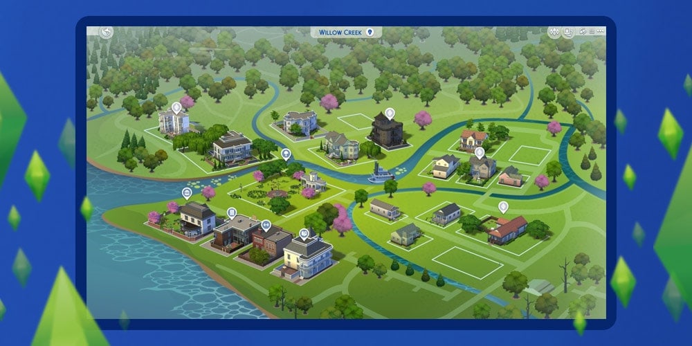 Nieuwe buurten en werelden in De Sims 4